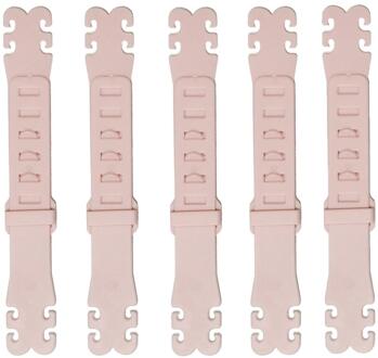 5Pc Masker Met Anti-Slag Haak Oor Bescherming Verstelbare Gesp Te Dragen Een Masker Artefact Te Voorkomen Pijn en Decompressie Van Oor Roze