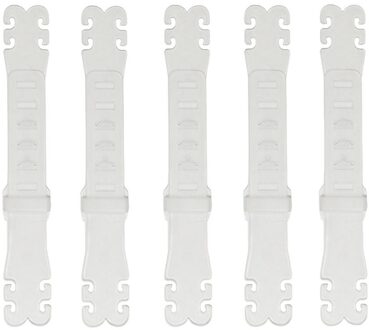 5Pc Masker Met Anti-Slag Haak Oor Bescherming Verstelbare Gesp Te Dragen Een Masker Artefact Te Voorkomen Pijn en Decompressie Van Oor wit