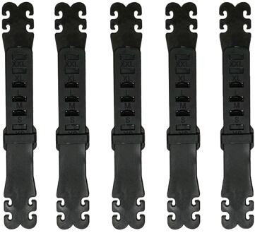 5Pc Masker Met Anti-Slag Haak Oor Bescherming Verstelbare Gesp Te Dragen Een Masker Artefact Te Voorkomen Pijn en Decompressie Van Oor zwart