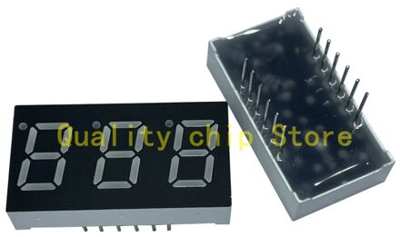 5Pcs 0.4 Inch 3bit Gemeenschappelijke Kathode Digitale Buis Rode Led Digit Display 7 Segment 0.4 Inch 0.4 Inch 0.4 ''0.4in 3 Bit