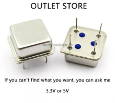 5Pcs 1.8432Mhz 1.8432M In-Lijn Actief Kristal Oscillator Klok Vierkante Half Size Dip-4 Osc
