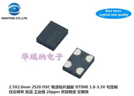 5Pcs 100% En Orginal Osc Actieve Smd Crystal SIT8008BI-11-33E 100M 100Mhz 2520 Hoge Frequentie 3.3V