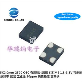5Pcs 100% En Orginal SIT8008BI-21-33E 3.3V Actieve Smd Kristal 3225 33.3333M 33.3333Mhz