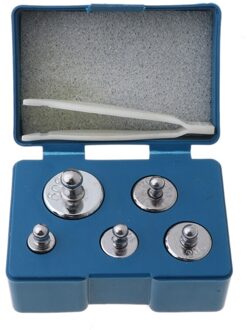 5Pcs 105 Gram Precisie Kalibratie Schaal Gewicht Digitale Set 5G 10G 2X20G 50G