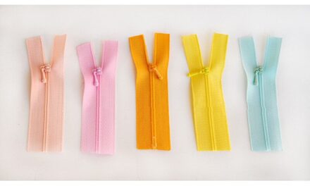 5Pcs 10Cm Open End Mini Nylon Ritsen Diy Pop Jas Jurk Kledingstuk Naaien Rits Vervanging Accessoires Materialen 6