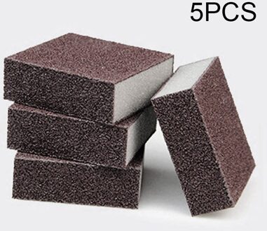5Pcs/10Pcs Hoge Dichtheid Nano Emery Magic Spons Voor Cleaning Huishoudartikelen Keuken Verwijderen Roest Wrijven MDJ998 5 stk