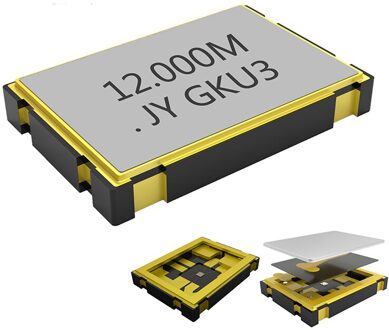 5Pcs 12Mhz Smd 7050 3.3V 25PPM -40 ~ + 85 ℃ Osc Actieve Crystal Oscillator