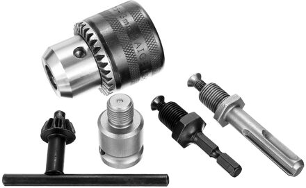 5Pcs 13Mm Elektrische Boor Chuck Adapter Set Met Sds Driller Adapter En Chuck Key Multifunctionele Boor Gereedschap