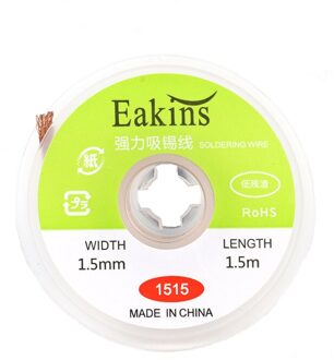 5Pcs 1515 Desolderen Wick Braid Soldeer Bga Smd Solderen Draad