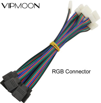 5Pcs 15cm 4 Pin 4 Pin 5050 3528 LED RGB Strip Extension Connector Cable Wire LED Strip Extension Cable Clip Wholesale&DropShip