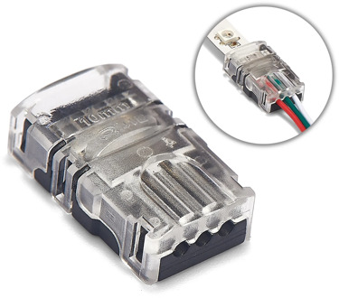 5pcs 2/3/4/5 Pin LED Strip Connector 5/8/10/12mm Connectors For Waterproof /Non-Waterproof LED Strip WS2812B RGBW RGBWW Light