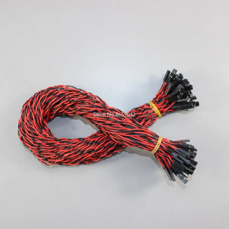 5PCS 2Pin 2P F/F Jumper Wire 300mm 30cm Female to Female Dupont Twisted pair Cable