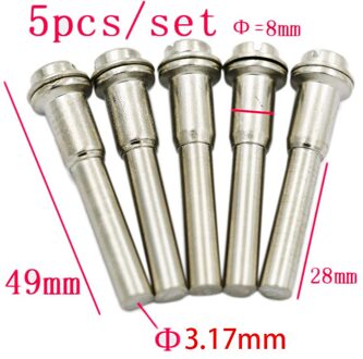 5pcs 3.17mm 6mm High Speed Steel Shank 3.17mm 6mm Schroef Spillen Voor Dremel 5stk 3.17mm