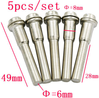 5pcs 3.17mm 6mm High Speed Steel Shank 3.17mm 6mm Schroef Spillen Voor Dremel 5stk 6mm