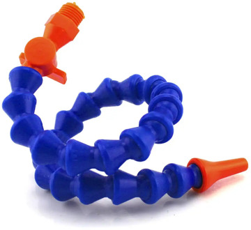 5pcs 300mm Round Nozzle Flexible Water Oil Cooling Tube Coolant Pipes Hose With Switch For CNC Lathe Cooling Tube