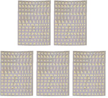 5Pcs 3Mm Alfabet Letters Chunky Glitter Epoxyhars Decoratieve Stickers Engkish Letters Cijfers Uv Epoxyhars Vullingen GD-B