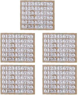 5Pcs 3Mm Alfabet Letters Chunky Glitter Epoxyhars Decoratieve Stickers Engkish Letters Cijfers Uv Epoxyhars Vullingen S-C