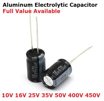 5PCS 400V 450V 1UF 2.2UF 3.3UF 4.7UF 6.8UF 10UF 15UF 22UF 33UF 47UF 68UF 82UF 100UF 150UF Aluminum electrolytic capacitor