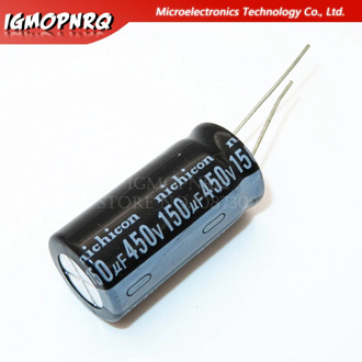 5PCS 450v150uf 150uf450v 18*35 450v 150uf 18x35 Electro Electrolytic capacitor