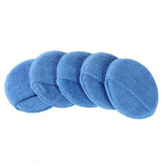 5Pcs 5 Inch Soft Microfiber Car Waxen Polijsten Spons Buffer Pad Polijstmachine Microfiber Duurzaam Te Gebruiken Zachte