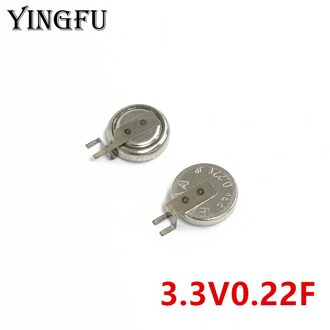 5Pcs/50Pcs 0.22F 3.3V Elna Dck Serie 6.8X2.1Mm DCK-3R3E224T-E 3.3V0.22F DCK-621 Farad Condensator knoopcel Condensator 5stk