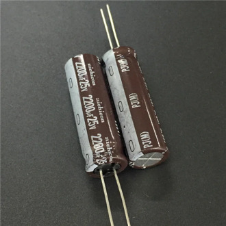 5pcs/50pcs 2200uF 25V NICHICON PJ Series 12.5x40mm 25V2200uF Low Impedance Long Life Aluminum Electrolytic capacitor
