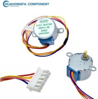 5Pcs 5V Stappenmotor 4-Fase 5-Wire Gear Motor Stap Motor 28BYJ-48-5V Motorreductor
