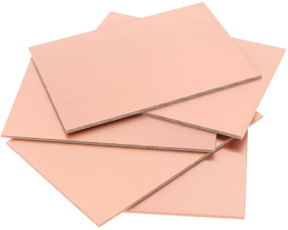 5pcs 7*10CM Reinforced Copper Single Side Circuit Board Copper Clad Plate Laminate Universal PCB Circuit Board