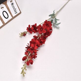 5Pcs 87Cm Europese Hyacint Kunstbloem 2 Vork Getuft Delphinium Bruiloft Thuis Woonkamer Ingemaakte Kunstmatige Bloemen 1