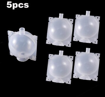 5Pcs 8Cm Fruit Plant Boom Wroeten Bal Wortel Doos Plastic Transparante Bloem Enten Rooter Groeiende Hoge Druk fokken transparant type 1