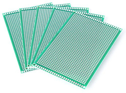 5pcs 8x12cm Single Side Copper Prototype PCB 8*12cm Universal Printed Circuit Board Fiberglass Plate For Arduino Soldering Board