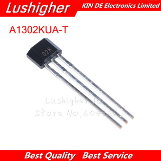 5pcs A1302KUA-T A1302EUA-T SIP-3 02K A1302KUA 02E Continuous-Time Ratiometric Linear Hall Effect Sensors