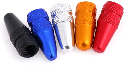 5pcs Aluminium Bike valve cap Wheel Rim Tyre Stem Air Valve Caps Bicycle