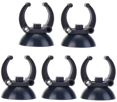 5Pcs Aquarium Sucker Zuignap Voor Air Line Buis Draad Houder Led Verlichting Verwarming Staven Clip Aquarium Benodigdheden