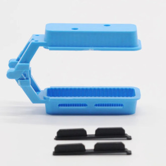 5Pcs Articulator Dental Disposable Articulator Blue For Dental Lab Products