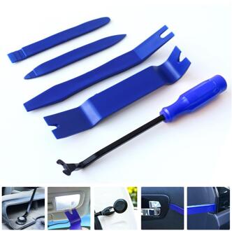 5Pcs Auto Trim Removal Pry Tool Kit Set Deur Panel Fastener Auto Dashboard Plastic Gereedschap Remover Auto Accessoires L1
