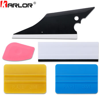 5Pcs Auto Vloertrekkers Vinyl Film Wrap Gereedschap Kits Window Tinten Gereedschap Schraper Voertuig Ruitenwisser Tool Set Auto accessoires