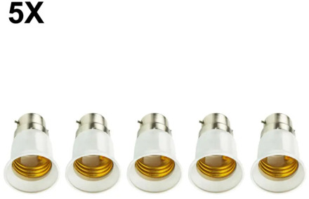 5pcs B22 to E27 Socket Lighting Accessories base Socket Adapter Converter For LED Light Lamp Bulb Bayonet Screw Light Bulb