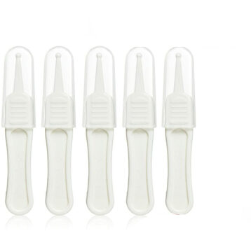 5Pcs Baby Care Oor Neus Navel Reiniging Pincet Veiligheid Tang Plastic Schoner Clip