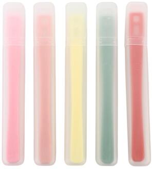 5Pcs Baby Kids Tandenborstel Tandvlees Tongreiniger Schraper Voor Peuters En Kinderen