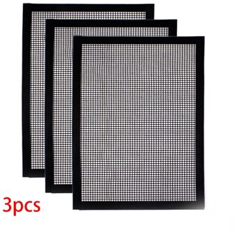 5Pcs Bbq Cover Mat Herbruikbare Non-stick Grill Mat Hittebestendig Bakplaat Barbecue Gaas Netto bbq Accessoires 3stk