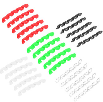 5pcs Bike Brake Shift Line Protector Guard Sleeve Frame Protector MTB Mountain Bike Bicycle Line Spiral Wrap Supplies