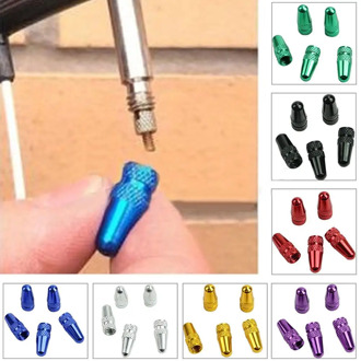 5pcs Bike Valve Cap MTB Wheel Rim Tyre Stem Air Valve Caps Bicycle Presta Aluminium Pressure Valve Caps Dust Cover Bicycle Acces