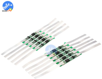 5pcs BMS 1S 3.7V 2A/3A/4.5A/6A/7.5A/9A 18650 Li-ion Lithium Battery Charging Protection Board 1/2/3/4/5/6 Mos Lipo Battery Cell
