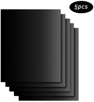 5Pcs Buiten Gebruik Herbruikbare Non-stick Bbq Grill Mat Pad Bakplaat Mazen Draagbare Outdoor Picknick Koken Barbecue tool