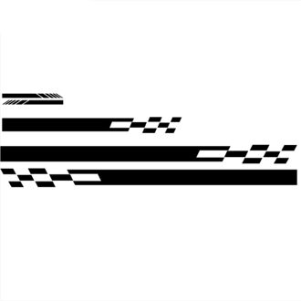 5Pcs Car Side Door Body Hood Rearview Mirror Decal Stripes Sticker Racing Decals for All Cars Vinyl Bumper Decal