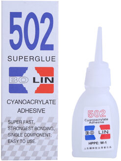 5Pcs Cyanoacrylate Vloeistof Sterke Super 502 Lijm Stof Metalen Rubber Hout Plastic Epoxyhars School Uv Lijm Kit Bts tool