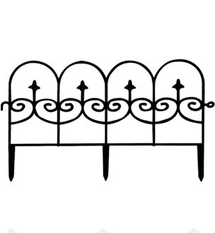 5Pcs Decoratieve Tuin Hek Outdoor Hekwerk Landschap Patio Path Grens Rand Hekken W0YC