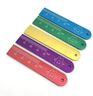 5Pcs Dental Endo Rulers Span Measure Scale Endodontic Finger Rulers Dental lab Dentist Tools