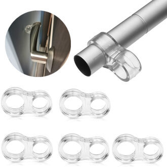 5Pcs Deurstopper Transparante Silicagel Deuren Handvat Buffer Baby Veiligheid Kinderen Bescherming Shockproof Pad Meubels Beschermende type 8